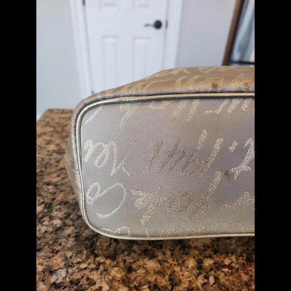 Coach Lurex New York Script Holiday Limited Edition Hobo F17472 - Picture 3 of 14